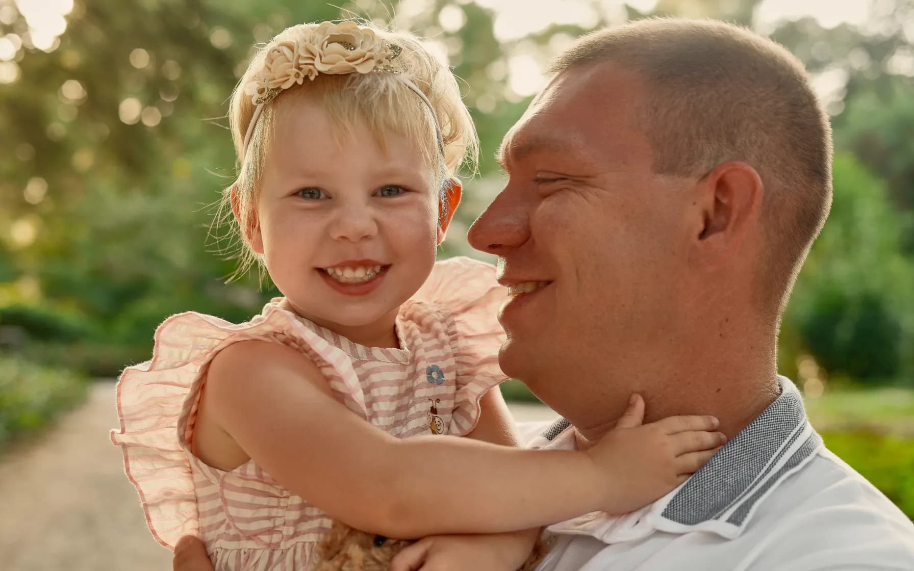 Father and daughter